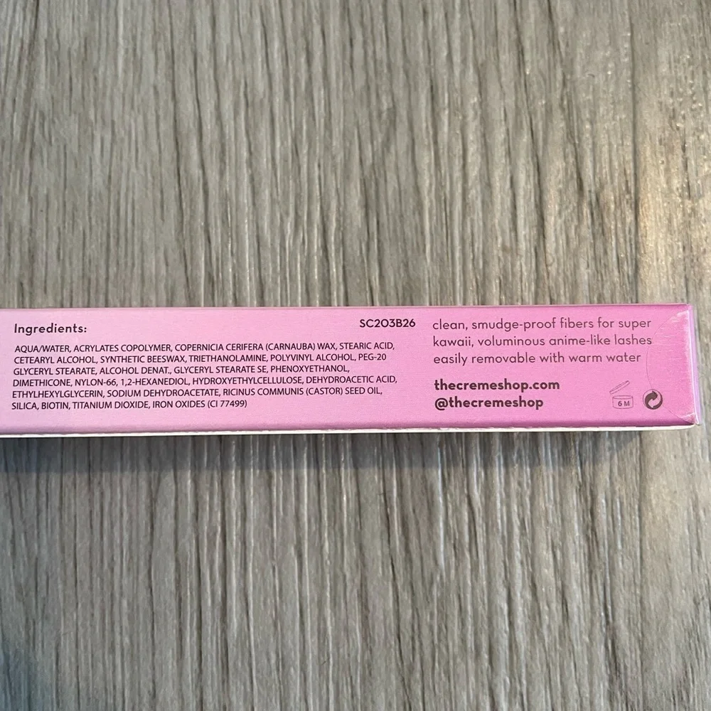 The Crème Shop Anime Eyes Mascara Lengthening, Lifting, Curling